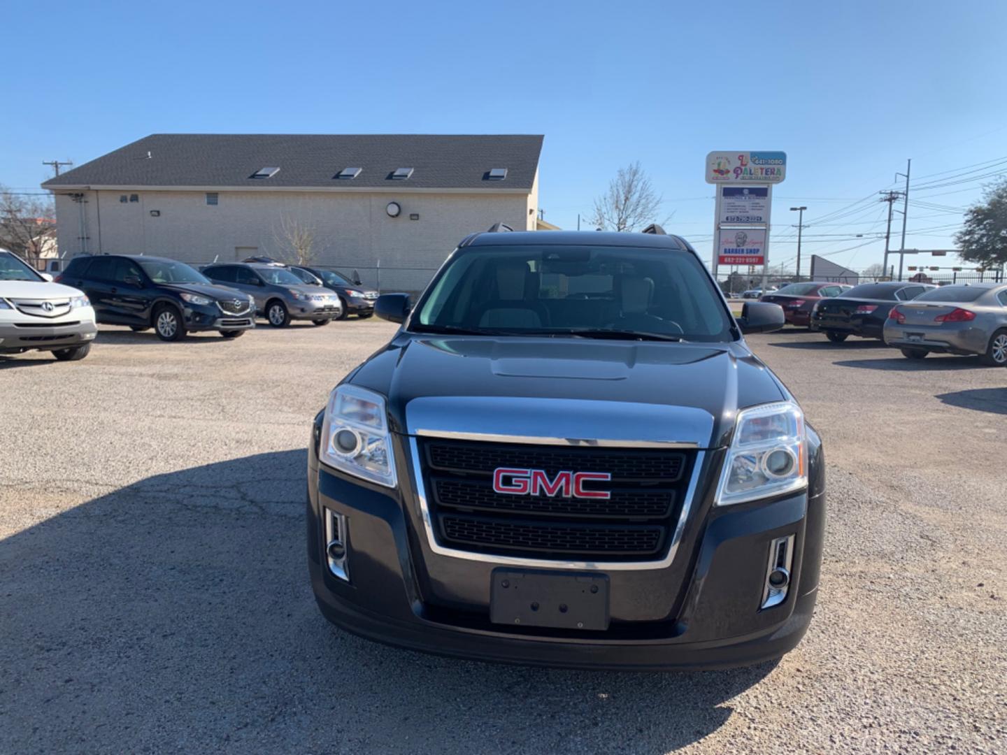 2013 Gray /gray GMC Terrain (2GKALUEK7D6) with an SLT 2WD 4 Cylinders K 2.4L FI FFV DOHC 145 CID engine, AUTOMATIC transmission, located at 1830 North Belt Line Road, Irving, TX, 75061, (469) 524-0199, 32.834373, -96.993584 - Photo#1